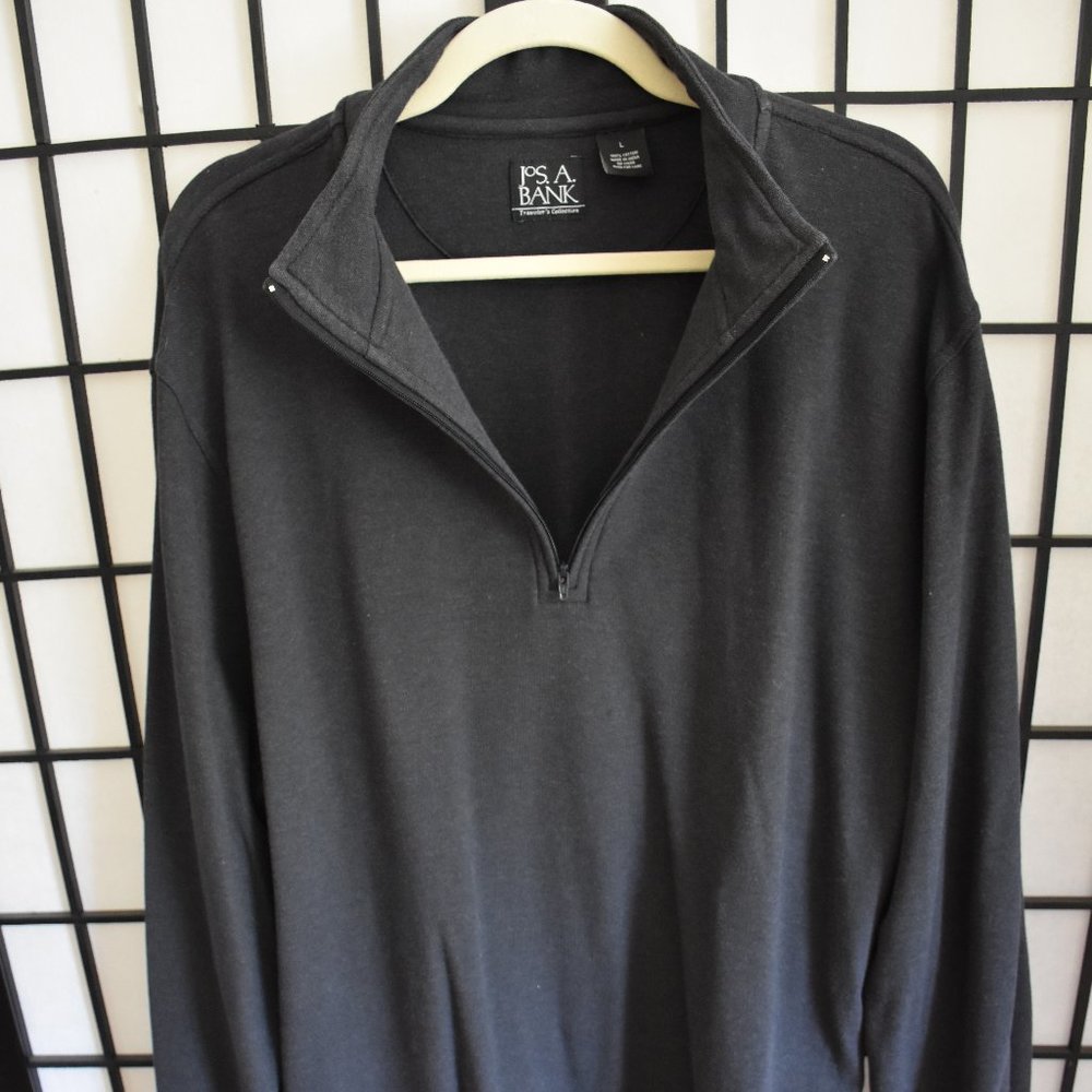 Jos A Bank 1/4 zip pullover L